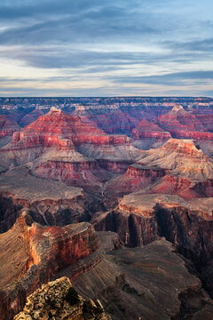 Grand Canyon, Arizona, USA at dawn from the south Rim