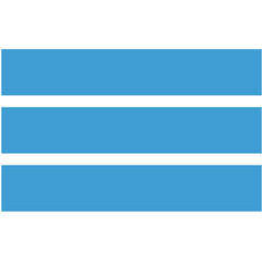 Obraz premium Digital png illustration of blue bars with copy space on transparent background