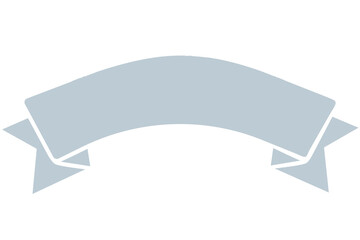 Digital png illustration of grey banner with copy space on transparent background