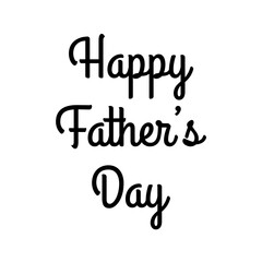 Digital png illustration of happy father's day text on transparent background