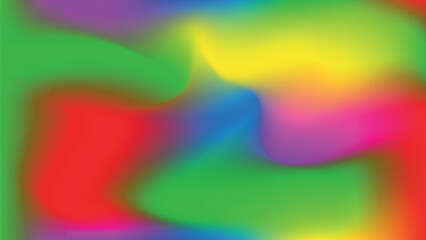 Blue, red, purple, green, yellow degradation background for photo, wallpaper or printing