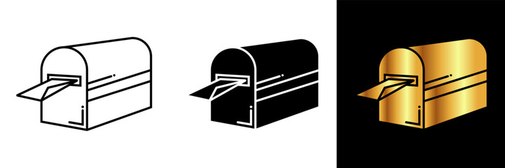 The mail slot icon represents a small opening in a door or wall used for receiving mail or messages.