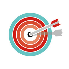 Target icon on white background