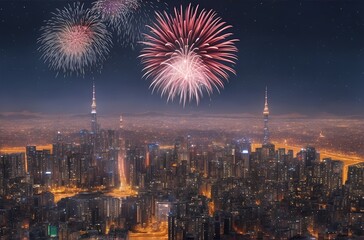 A&ntilde;o nuevo, fuegos artificiales