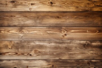 Naklejka premium Brown wood plank texture background. Generative AI image