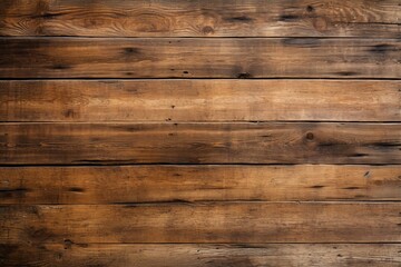 Obraz na płótnie Canvas Brown wood plank texture background. Generative AI image