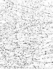 Crumpled paper with cracks