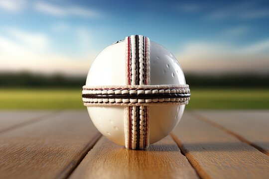 Cricket: Batsmen take powerful swings as they face bowlers on a lush cricket pitch.Generated with AI