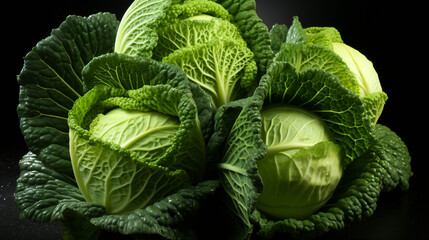 cabbage in the garden UHD wallpaper Stock Photographic Image