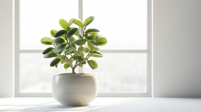 plant in the interior UHD wallpaper Stock Photographic Image