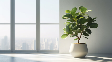 plant in a window UHD wallpaper Stock Photographic Image