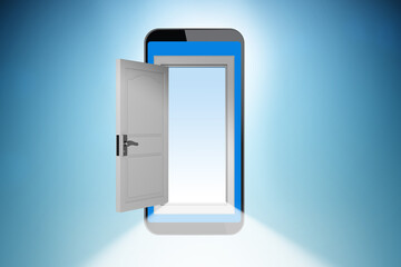 Mobile phone and tablet addiction concept