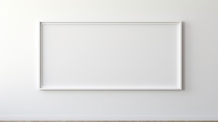 Stylish interior of living room with mock up poster frame, wooden commode, book, leaf in ceramic vase and elegant personal accessories. Minimalist concept of home decor. Template.