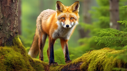 Fototapeta premium Fox in the Wilderness