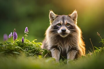 dog in the grass