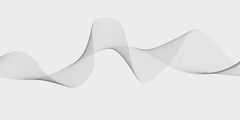 Abstract waves background. Vector illustration of wavy lines. Wave element for your design.