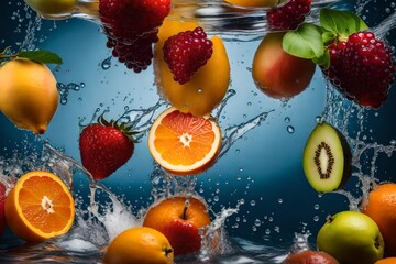 fruit in water