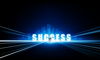 Abstract Key Door open Light out success background Hitech communication concept innovation background, vector design