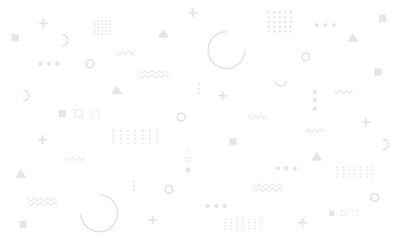 Pattern Hipster Abstract. Form Geometric Line Shapes. fashion style seamless background, banner, poster.Illustration Black - White vector design