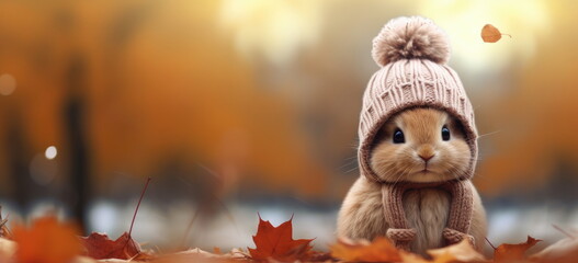 WInter is coming bunny. Getting ready for winter. 