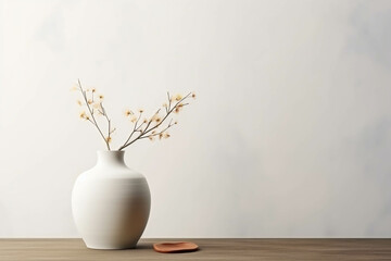 blank vase mock up, minimalistic mockup style