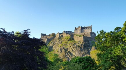 Fototapeta na wymiar Edinburgh city castle