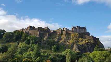 Fototapeta na wymiar Edinburgh castle