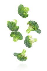 broccoli isolated on white