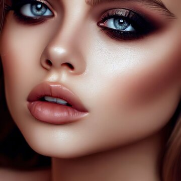 Pure beauty looking trendy gorgeous and beautiful smokey eyes makeup fashion makeup and look makeup cosmetics
