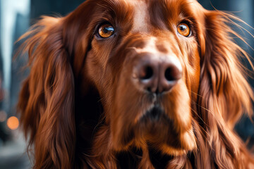 Irish Setter, generated by artificial intelligence