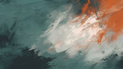 Brush stroke and texture. Grunge abstract hand painted element. generative AI
