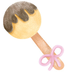 candy with chocolate 