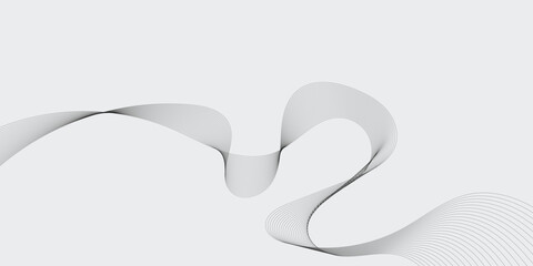 Abstract modern vector background. Abstract gray line wave background. Waves background. Grey lines vector illustration.