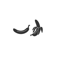 Banana icon in trendy flat style. Vector