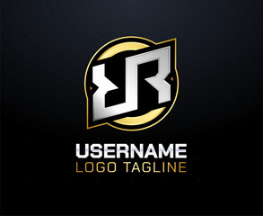 Initial RR Logo Design for Streamer and Gamer Esports