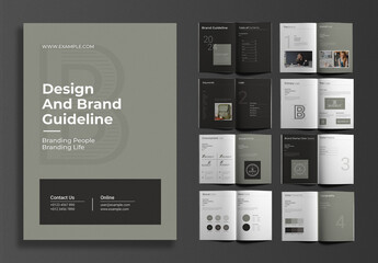 Brand Guideline Design Template