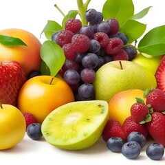 Naklejka na ściany i meble Fresh fruits and berries