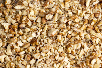 walnut, walnuts, table, cut, during, cooking, chopped,