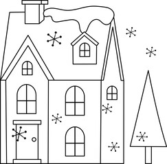 Christmas House Icon