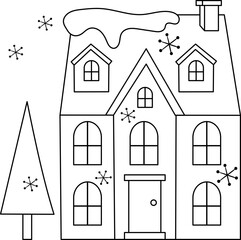 Christmas House Icon