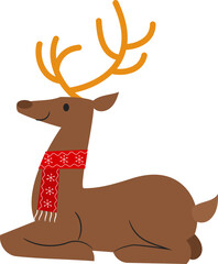 Reindeer Flat Illustration