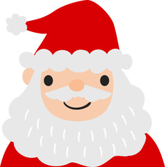 Santa Claus Flat Illustration