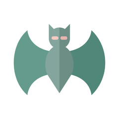bat nightmare flat icon
