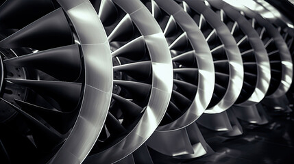Jet turbine engine blades