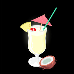 pina colada cocktail