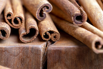 Whole dried cinnamon for baking
