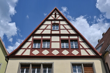 Cityscape of the old city / Rothenburg ob der Tauber, Germany
