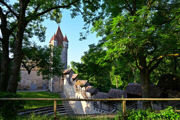 Cityscape of the old city / Rothenburg ob der Tauber, Germany
