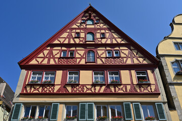 Cityscape of the old city / Rothenburg ob der Tauber, Germany
