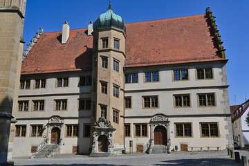Cityscape of the old city / Rothenburg ob der Tauber, Germany